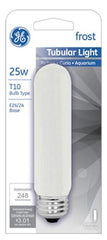 GE G E Lighting 45513 25W T10 Frosted Tubular Bulb 5-pack