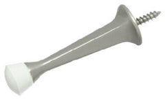 NATIONAL HARDWARE National Mfg N331-363 Square Rigid Door Stop 3in Satin Nickel 5pk