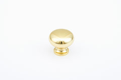 SCHAUB Schaub 706-03 Cabinet Knob 1.25 in Country Traditional Brass