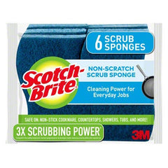 3M 3M MMM5295 Scotch-Brite Non-Scratch Scrub Sponges 9/Pack