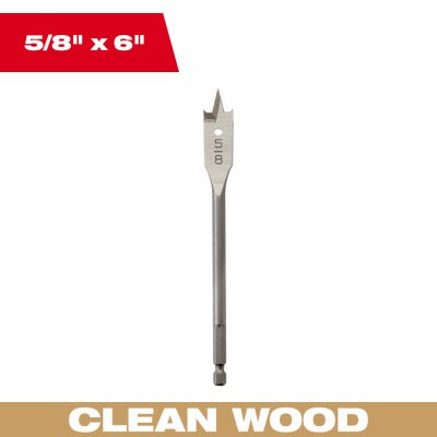 MILWAUKEE Milwaukee 48-27-0621 Spade Bit 5/8 X 6 Inch
