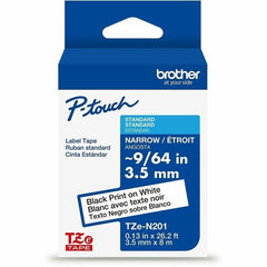 BROTHER Brother BRTTZEN201G P-touch TZeN201 Narrow Non-Laminated Label Tape (3.5mm x 8m)