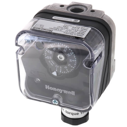 HONEYWELL Honeywell Thermal Solutions FS C6097B3119 Pressure Switch 1-20wc 2.5-50mbar 8.5 Psi/600 Mbar Max Auto Recycle Breaks N.c. On Pressure Rise 1/4 Npt Internal Thread Mount 1/2 Npt Electrical Connection Replaces C6097B1119