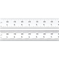 STARRETT Starrett 52682 Steel Rule 36in 4R Graduation Rigid