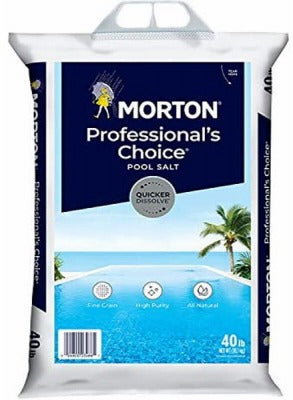 MORTON SALT Morton Salt Inc F124660000G Professional Pool Salt 40 Lb