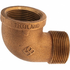 MERIT BRASS Merit Brass XB103-20 Brass 90 Street Elbow 1-1/4 in
