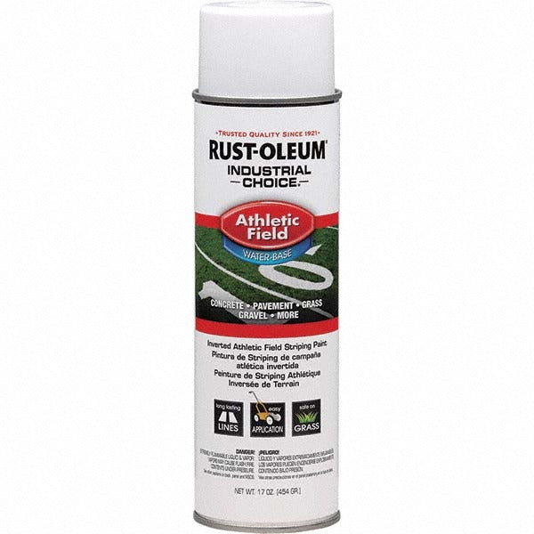 RUST-OLEUM Rust-oleum 206043 White Striping Paint 17 Oz Water-based