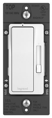LEGRAND Pass Seymour RHDH163PTCCCV6 Fan Speed Control Dimmer