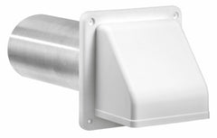 LAMBRO INDUSTRIES Lambro Industries 222WS 3 Inch White Dryer Hood Vent