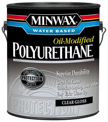 MINWAX Minwax 71031 Water-based Oil-modified Polyurethane Gloss Gal