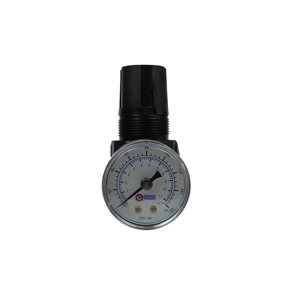 COILHOSE PNEUMATICS Coilhose Pneumatics MR2-GL Miniature Air Regulator 1/4 Npt