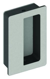 HAGER Hager Hinge 16N26 Narrow Flush Cup Pull Bright Chrome