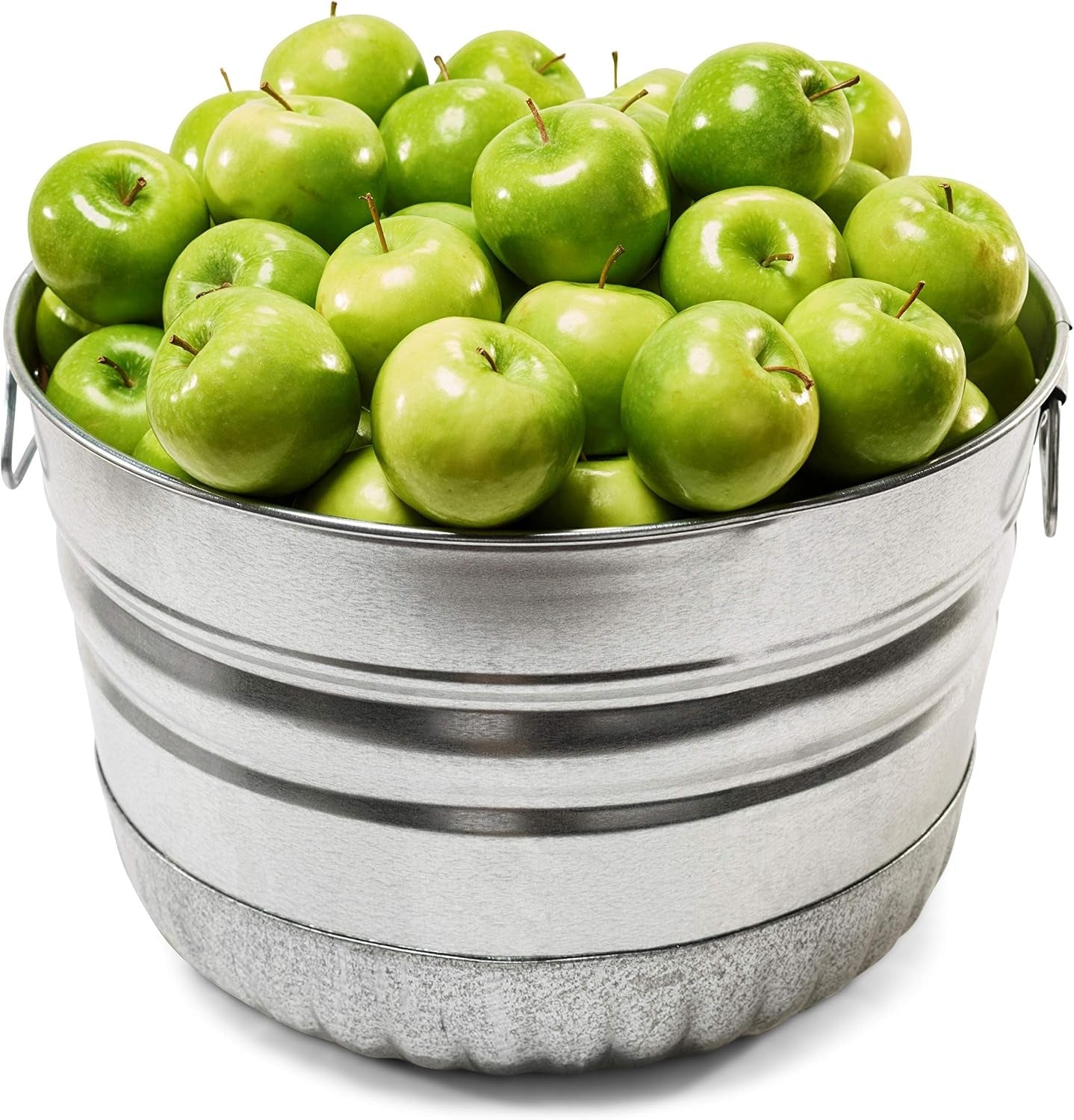 BEHRENS Behrens 32S 1-Bushel Basket Round Galvanized Steel Tub 1-Pack