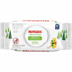 KIMBERLY-CLARK Kimberly-Clark KCC31803CT Huggies Natural Care Sensitive Baby Wipes 8 / Carton KCC31803CT