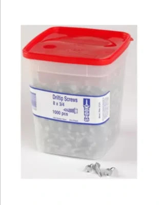 SHOOK MANUFACTURING Shook Manufacturing 11226 Drilltip Screw 8x3/4 1000 Pack