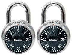 MASTER LOCK Master Lock Co 1500T Combination Padlock 2 Pack