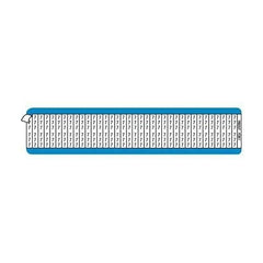 PANDUIT Panduit PCM-I Pre-printed Wire Marker Card Vinyl