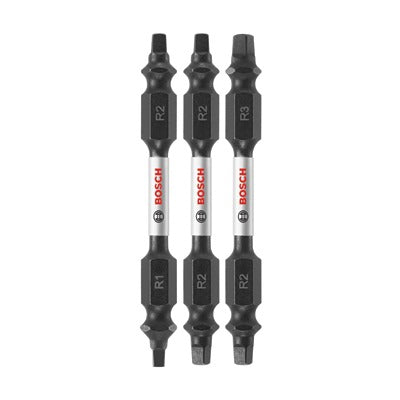 BOSCH Bosch ITDESQV2503 2.5in Square Double Ended Insert Bit 3 Pack
