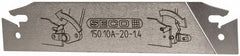 SECO TOOLS Seco 02578579 Indexable Cutoff Blade Double End Neutral