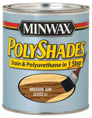 MINWAX Minwax 214854444 Polyshades Gloss Mission Oak 0.5 Pint