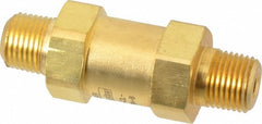 PARKER Parker 2M-C2L-1-BN-B Inline Check Valve 1/8 in Mnpt Brass