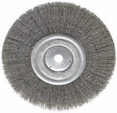 WEILER Weiler 93617 Wheel Brush 8 Inch Crimped Carbon Steel