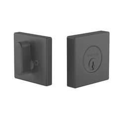 EMTEK Emtek EE2110MB Single Cylinder Square Deadbolt Matte Black