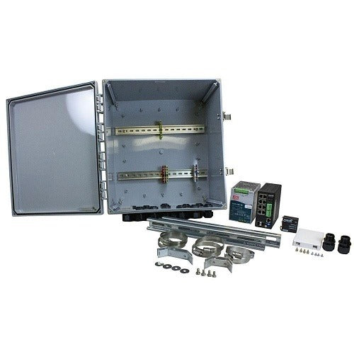 LANTRONIX Transition Networks OCA-1AA201 Cabinet Bundle 384 Switch