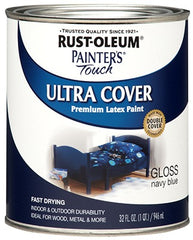 RUST-OLEUM Rust-oleum 1922-502 Latex Paint Navy Blue 1 Quart