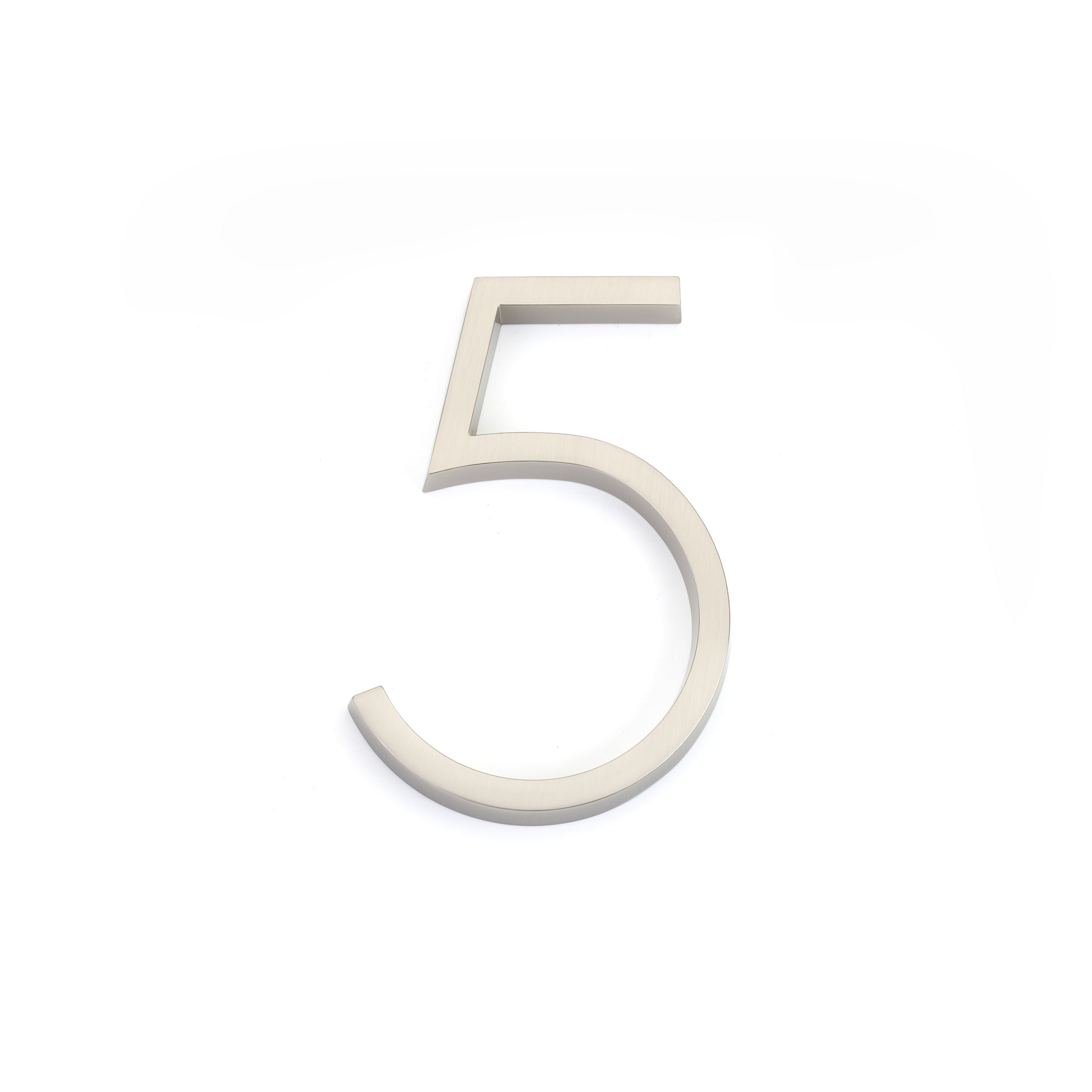EMTEK Emtek 2835US15 Modern House Number 5 Satin Nickel