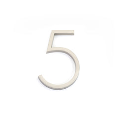 EMTEK Emtek 2835US15 Modern House Number 5 Satin Nickel