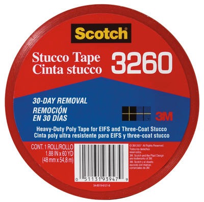 3M 3M Company 3260-A Heavy Duty Poly Stucco Masking Tape