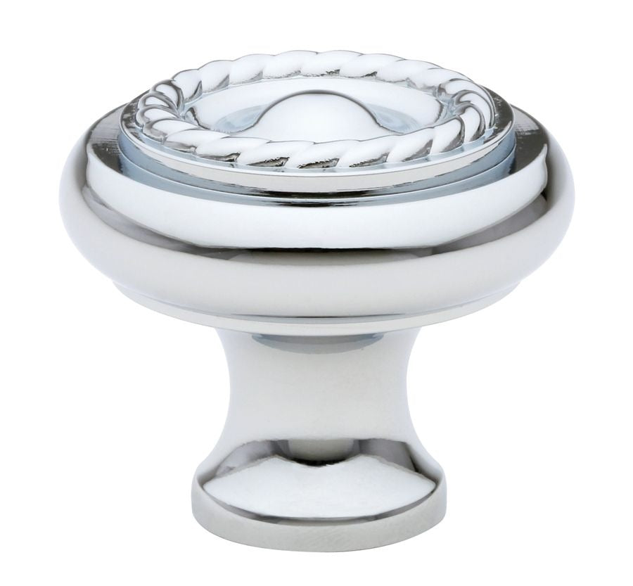 EMTEK Emtek 86113US26 Rope Cabinet Knob Polished Chrome