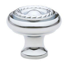 EMTEK Emtek 86113US26 Rope Cabinet Knob Polished Chrome
