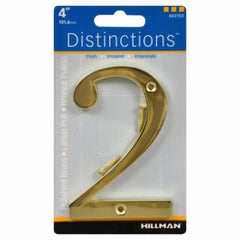 HILLMAN Hillman Fasteners 843152 Brass Flush Mount 4 Inch No. 2
