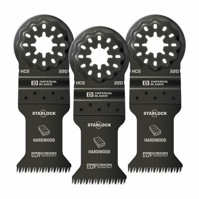 MILWAUKEE Milwaukee IBSL220-3 Starlock Hardwood Blade 1-3/8 in 3 Pack