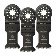 MILWAUKEE Milwaukee IBSL220-3 Starlock Hardwood Blade 1-3/8 in 3 Pack