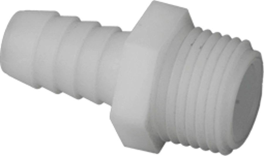 DIVERSITECH DiversiTech 701-007 3/4 Barb x MPT Nylon Adapter Pack of 2