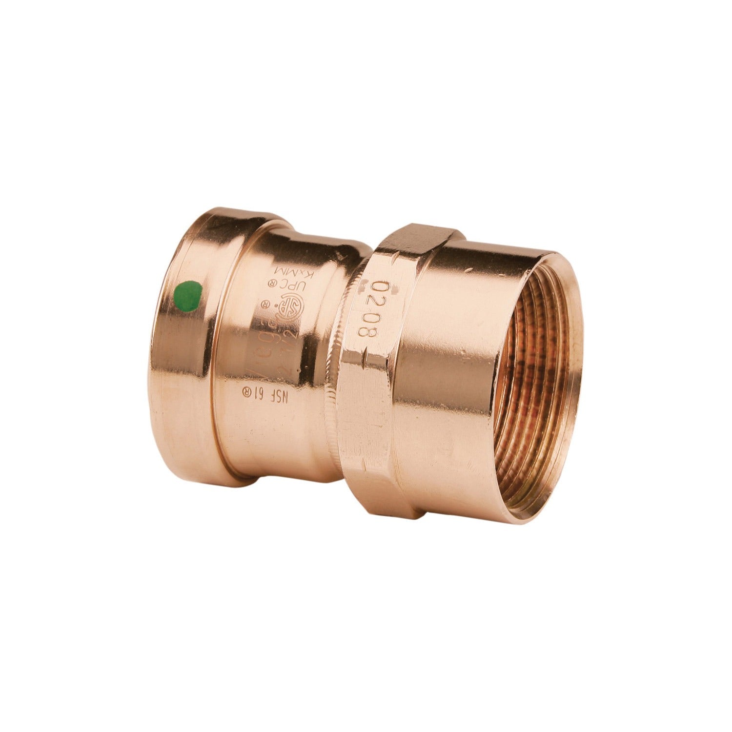 VIEGA Viega 20819 Pipe Adapter 2.5 in Press X Fnpt Copper