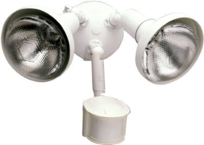 COOPER LIGHTING SOLUTIONS Cooper Lighting MS185RW Motion Flood Light White 180 Degree