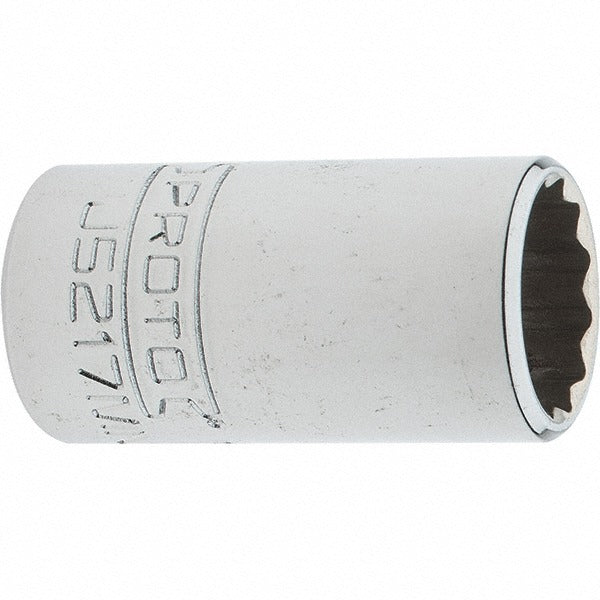 PROTO Proto J5217MN 17mm 12-point 3/8 Drive Hand Socket