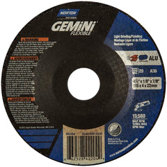NORTON Norton 66252842204 Type 29 Grinding Wheel 4.5in 36 Grit