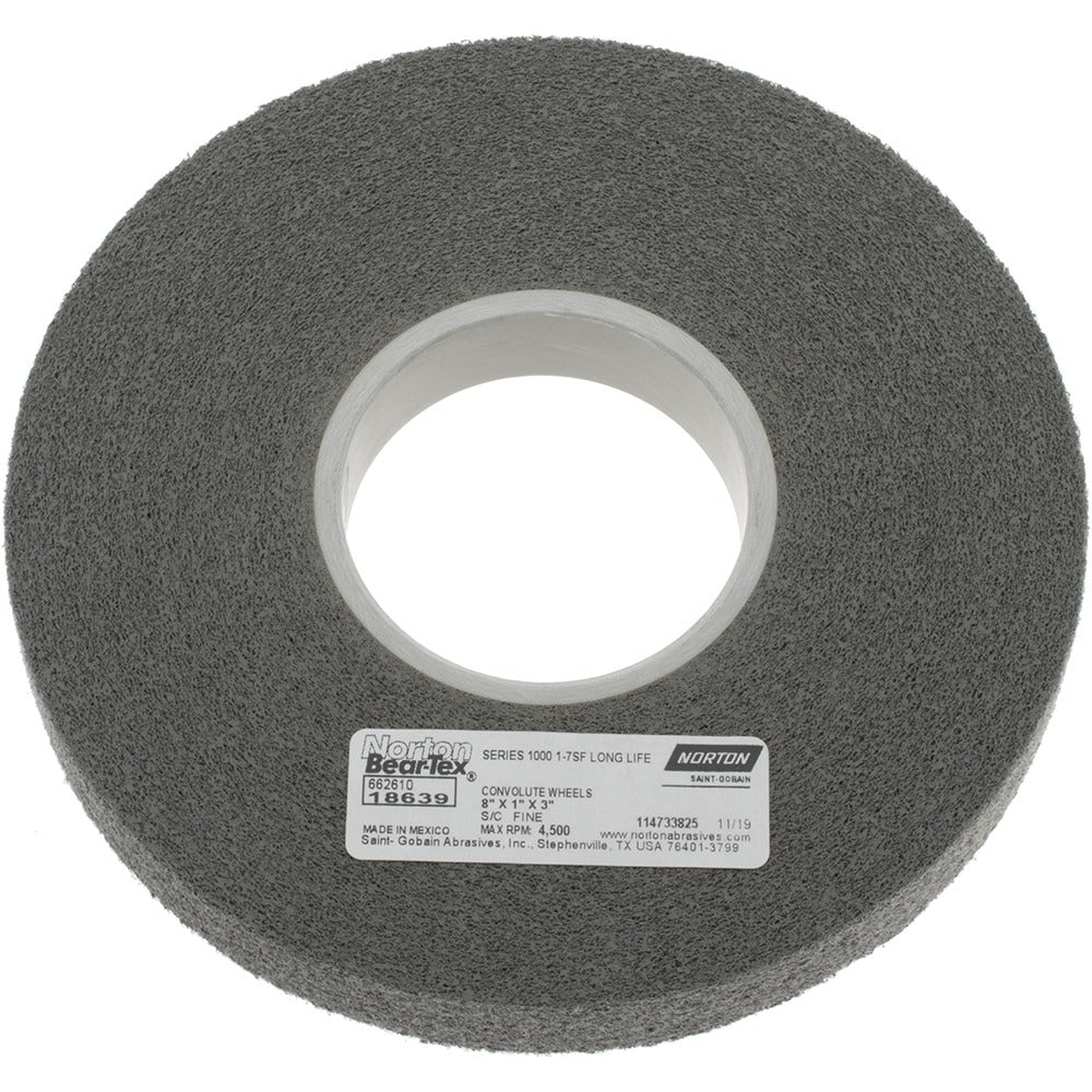 NORTON Norton 66261018639 Deburring Wheel 8 Inch Silicon Carbide