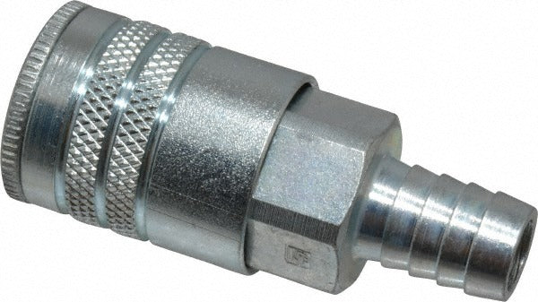 PARKER Parker 24-6B Hose Barb Pneumatic Coupler 3/8 in Steel