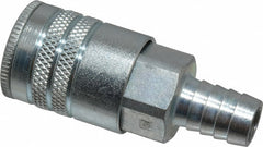 PARKER Parker 24-6B Hose Barb Pneumatic Coupler 3/8 in Steel