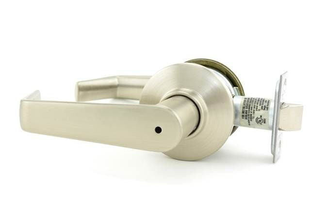 SCHLAGE Schlage Commercial S40SAT619 Privacy Knob Saturn Satin Nickel