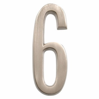 HILLMAN Hillman Fasteners 843286 Adhesive House Number 6 Nickel