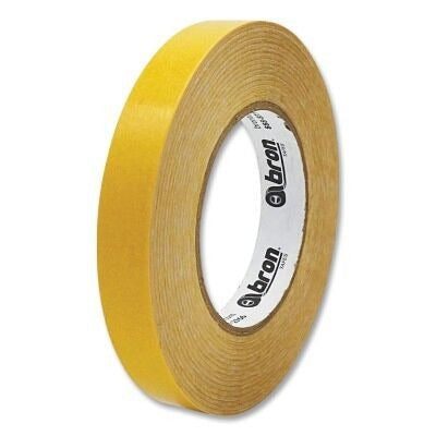 BRON TAPES Bron Tapes 122358 Trophy Banner Tape 0.50in X 36yd White