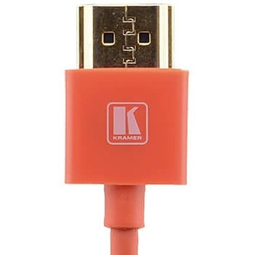 KRAMER Kramer Electronics 97-0132506 Slim Hdmi Cable Ethernet Red