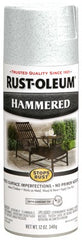 RUST-OLEUM Rust-oleum 248072 Hammered Spray Paint White 12 Oz